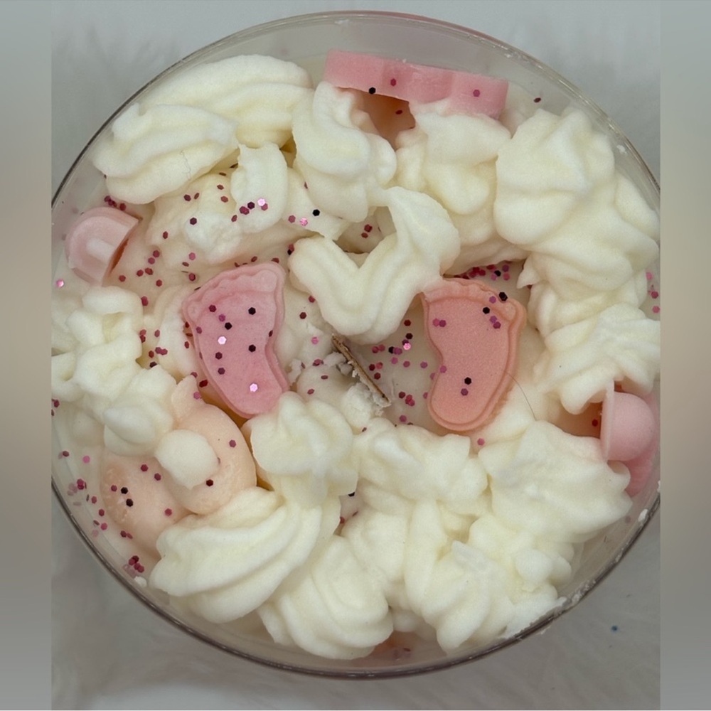 Baby girl or Baby boy Candle 24oz handmade candle Bohemia…MADE TO ORDER - Picture 4 of 4